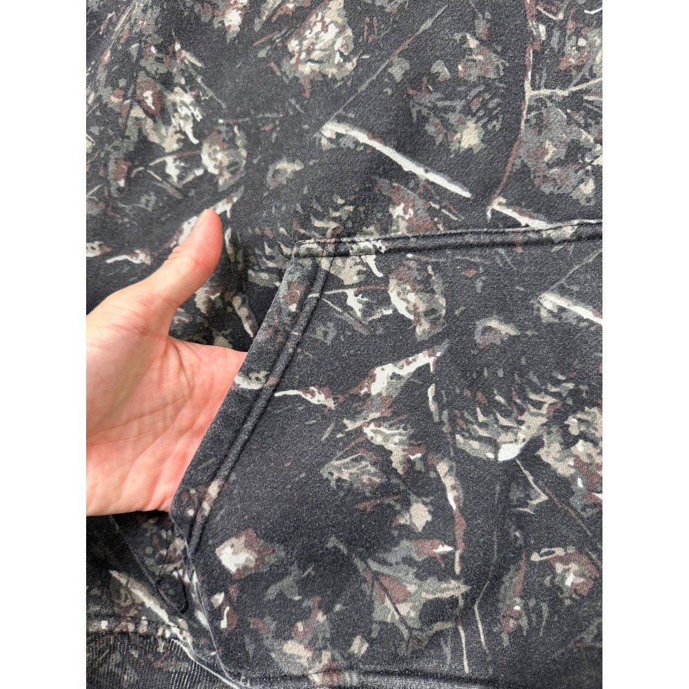 Brooklyn Cloth Originals Boxy Hoodie XL Dark Camo Realtree Print Mens - Picture 7 of 9